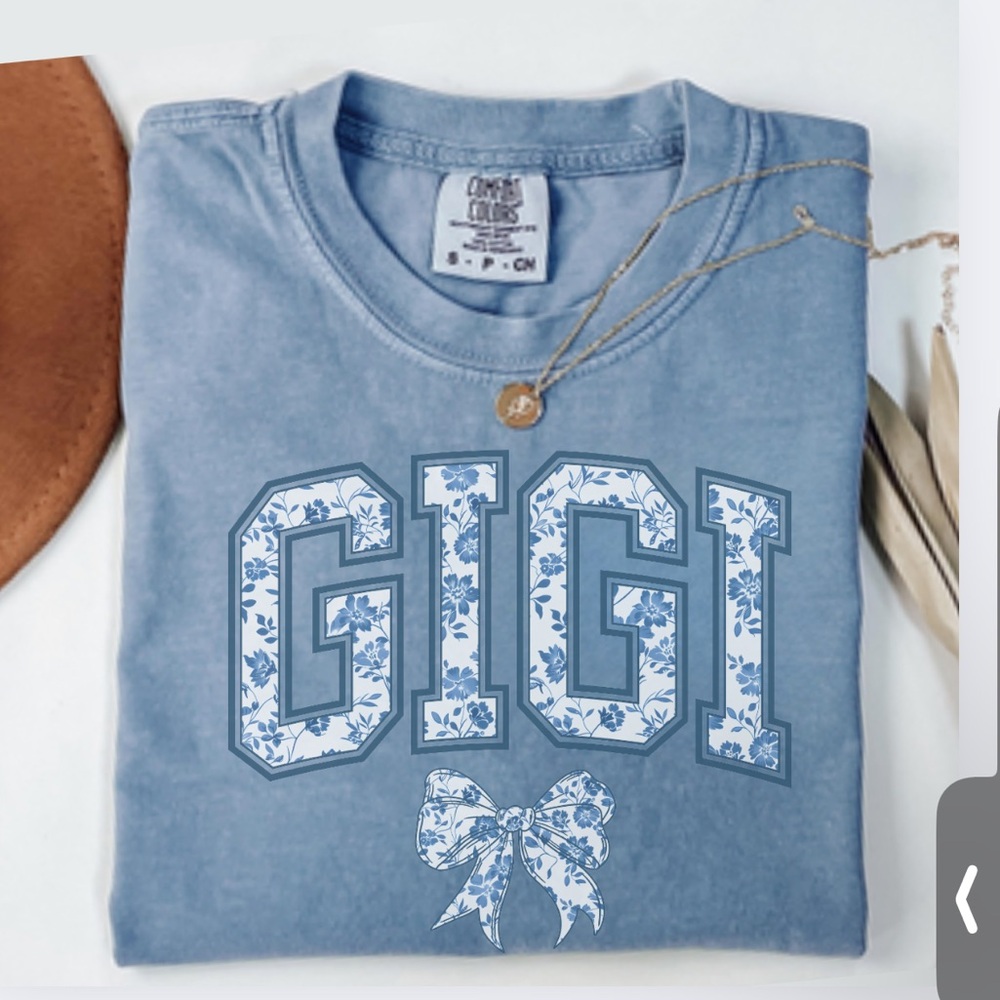NEW Comfort Colors Gigi Chinoiserie Shirt Graphic Tee, Oversized Shirt S-3X